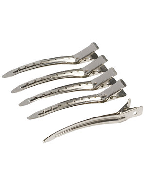 Dewal Зажим для волос одинарный, металл, 8,1 см. 50 шт. 582132 22817 