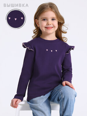 Апрель Лонгслив 582279 1ДДЛД4952067 баклажан