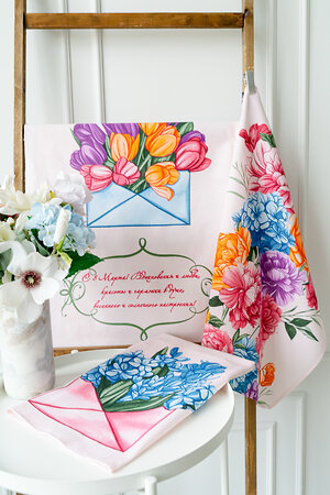 Натали Полотенце 582347 Набор полотенец Кашарель розовый персик