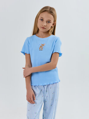 MARK FORMELLE Комплект 582364 567764 небо +голубая клетка с цветами