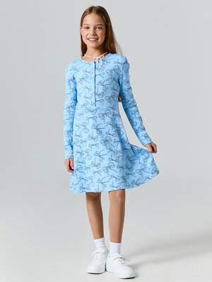 MARK FORMELLE Платье 582388 157983 бантики на небесном