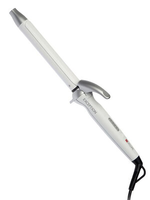 Dewal Плойка для волос с терморегулятором / Exception 03-1625Т, 25 мм, белый, 48 Вт 582484 9199 