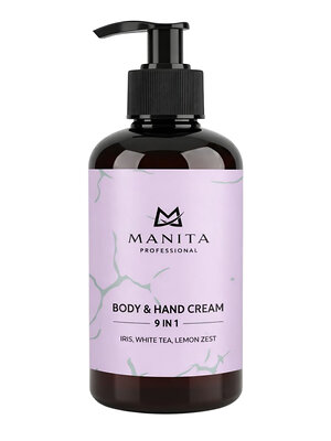 MANITA Парфюмированный крем для рук и тела / Iris, White Tea, Lemon Zest, 300 мл 582494 28391 