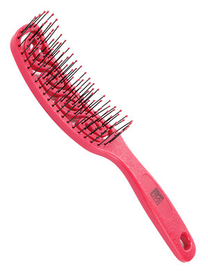 Dewal Beauty Щетка для укладки волос продувная / Friendly DBEF72, нейлоновый штифт, Berry 582498 24445 