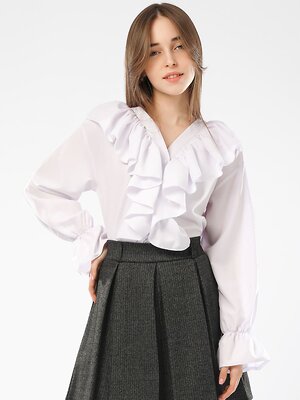 Соль&Перец Блузка 582556 SP1024 белый