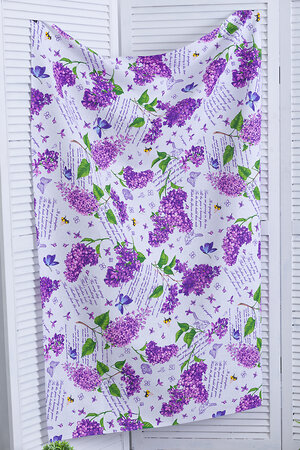 Натали Полотенце 582580 Полотенце банное Сирень белый