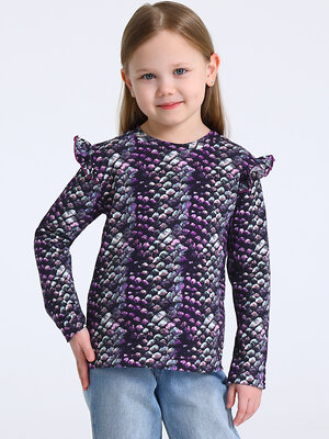 Апрель Лонгслив 582585 1ДДЛД4951067н чешуя