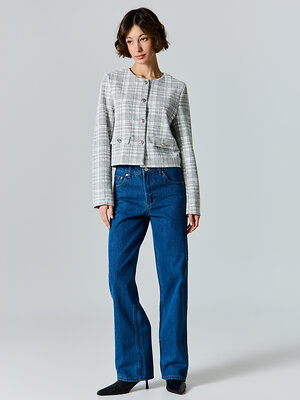 MARK FORMELLE Жакет 582619 172115-1 черно -белая клетка