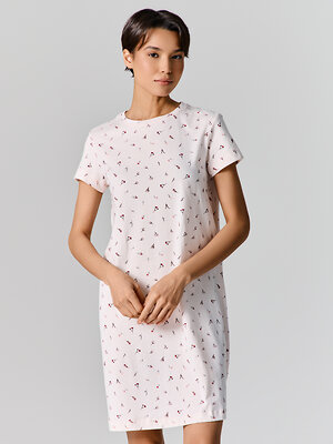 MARK FORMELLE Сорочка 582632 572402 цветочки на розовом