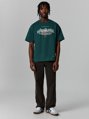 MARK FORMELLE Футболка 582666 111900 т.зеленый +печать