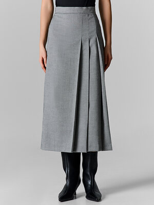 MARK FORMELLE Юбка 582669 152828 серый меланж затемненный