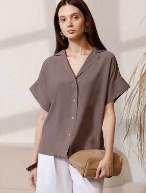 VILATTE Блузка 582676 D29.347 кофейный