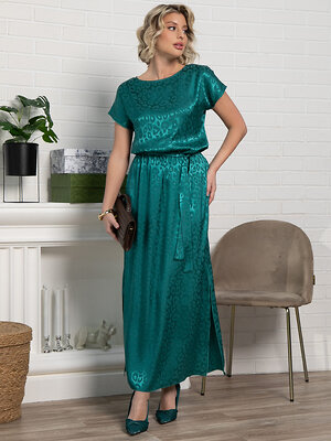 LT Collection Платье 582693 П15113-12М зеленый