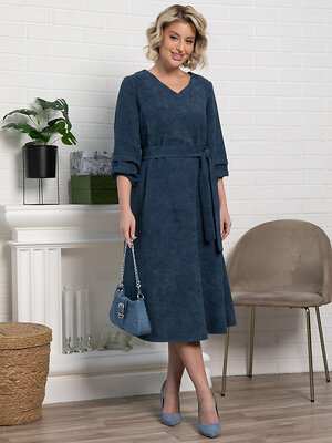 LT Collection Платье 582699 П15137-4М синий