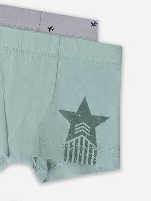 MARK FORMELLE Трусы 582805 413352-2 зеленая пастель +самолеты на сером