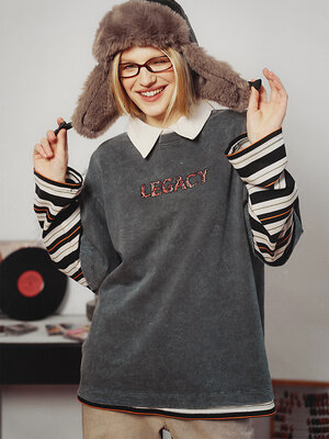 MARK FORMELLE Футболка 582835 112961 ACID WASH графит +печать