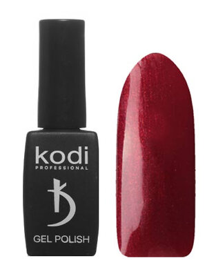 Kodi Гель-лак для ногтей 10 WN, темно-вишневый, с золотистыми микроблестками, полупрозрачные, 8 мл 582854 11893 