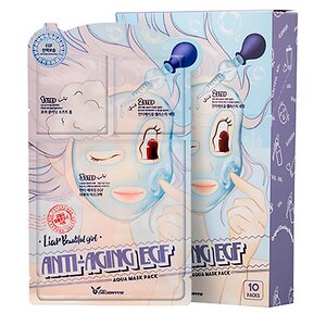 Elizavecca Трехшаговый омолаживающий набор для лица / Anti-Aging EGF Aqua Mask Pack, 29 мл 582888 14930 