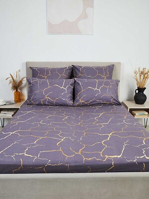 Текс-плюс Простыня 582927 НФ-00154593 Кракле, цвет серый