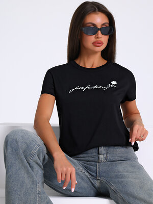 Апрель Футболка 583068 1ЖДФК2657001 черный