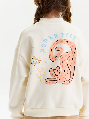 PELICAN Толстовка 583157 GFX3390U Молочный