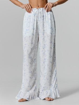 MARK FORMELLE Брюки 583178 532433 цветы на св.молочном