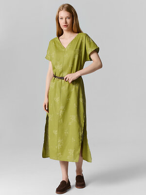 MARK FORMELLE Платье 583234 152564 цветы на оливковом