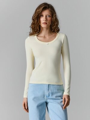 MARK FORMELLE Лонгслив 583299 122846 лимонный лед