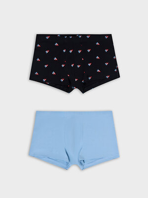 MARK FORMELLE Трусы 583340 411229-2 узор на черном +пыльный.голубой