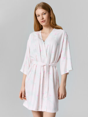 MARK FORMELLE Халат 583343 552277 цветы на лиловом