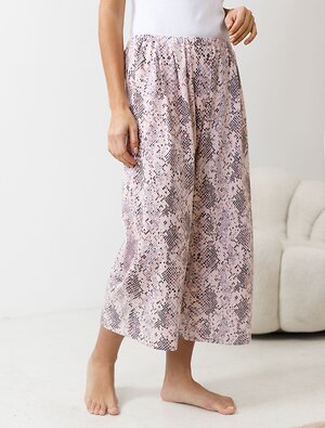 VILATTE Брюки 583394 D44.162 кофейно-пудровый питон