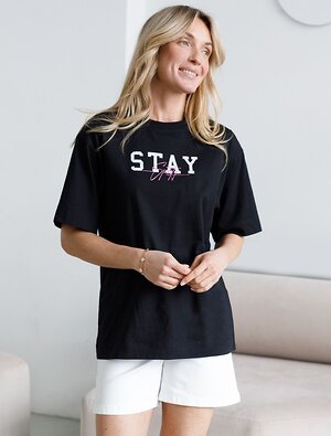 VILATTE Футболка 583448 D49.157 черный_sporty