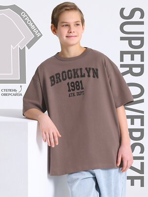 Апрель Футболка 583516 1ПДФК5011001 светло-коричневый