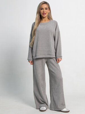 LT Collection Костюм 583556 К15148-5М серый