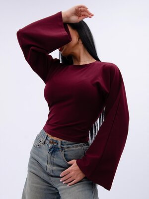 Malina Лонгслив 583660 1005 бордовый