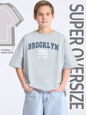 Апрель Футболка 583787 1ПДФК5011001 светло-серый