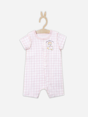 MARK FORMELLE Полукомбинезон 583958 13021-1 розовая клетка на белом