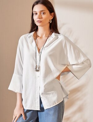 VILATTE Блузка 583966 D29.323 белый