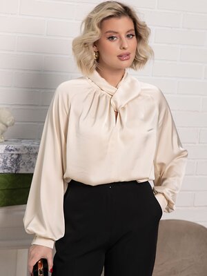 LT Collection Блуза 583989 Б15241-30М бежевый