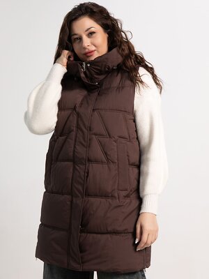 LT Collection Жилет 584010 Б15304-18М коричневый