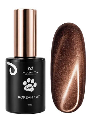 MANITA Гель-лак для ногтей с эффектом кошачьего глаза / Korean Cat №05, 10 мл 584099 28443 