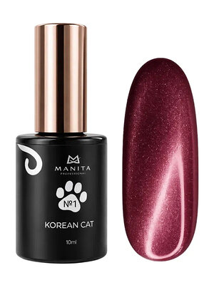 MANITA Гель-лак для ногтей с эффектом кошачьего глаза / Korean Cat №01, 10 мл 584140 28439 