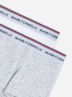 MARK FORMELLE Трусы 584157 413354-2 белый +серый меланж
