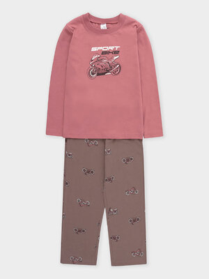 CROCKID Пижама 584496 К 1600 коричневый