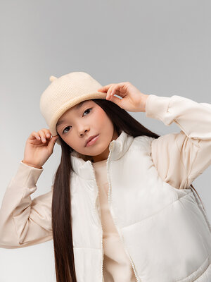 Bodo Шапка 584549 10-424MU молочный