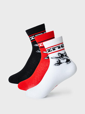 PLAYTODAY Носки 584877 12612265 белый,черный,красный