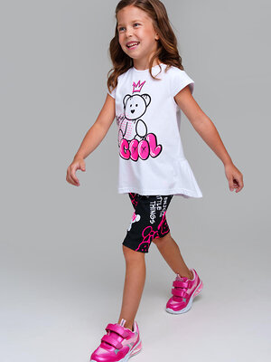 PLAYTODAY Комплект 584969 12522247 белый,черный,фуксия