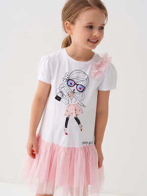 PLAYTODAY Платье 585079 12622004 белый,бежевый