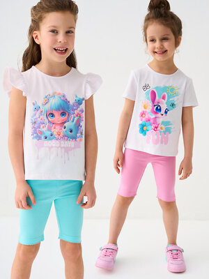 PLAYTODAY Брюки 585206 12622063 голубой,розовый