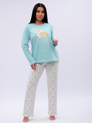 Malina Пижама 585314 3197 голубой/белый